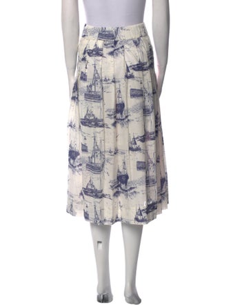 La Prestic Ouiston Printed Midi Length Skirt