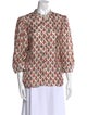 La Prestic Ouiston Silk Printed Blouse