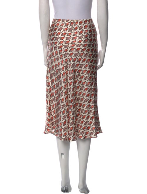 La Prestic Ouiston Silk Midi Length Skirt