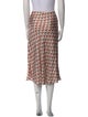 La Prestic Ouiston Silk Midi Length Skirt
