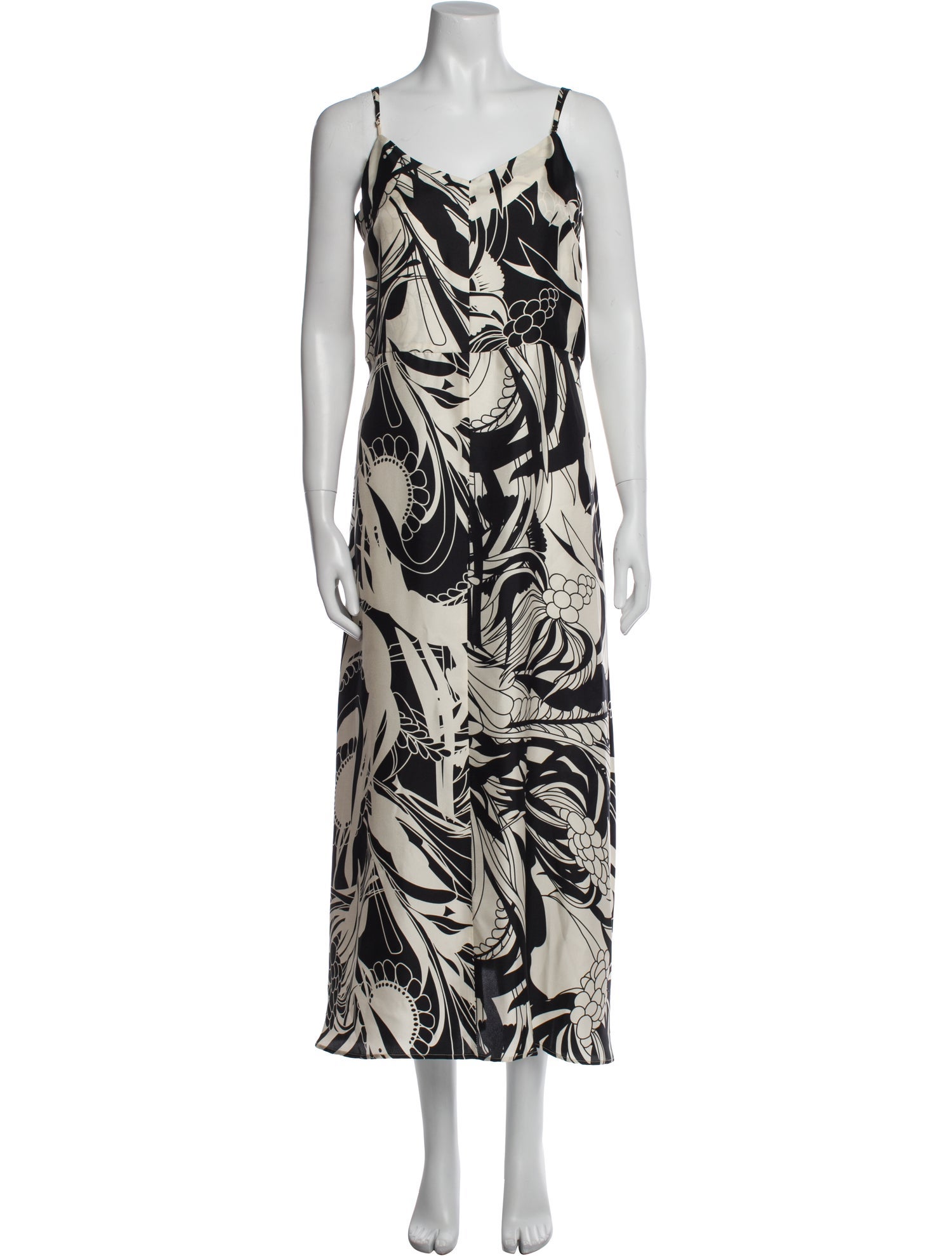 La Prestic Ouiston Silk Long Dress