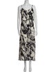 La Prestic Ouiston Silk Long Dress