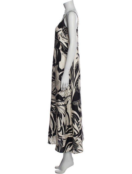 La Prestic Ouiston Silk Long Dress