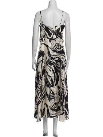 La Prestic Ouiston Silk Long Dress