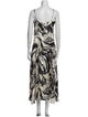 La Prestic Ouiston Silk Long Dress