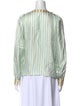 La Prestic Ouiston Silk Striped Blouse