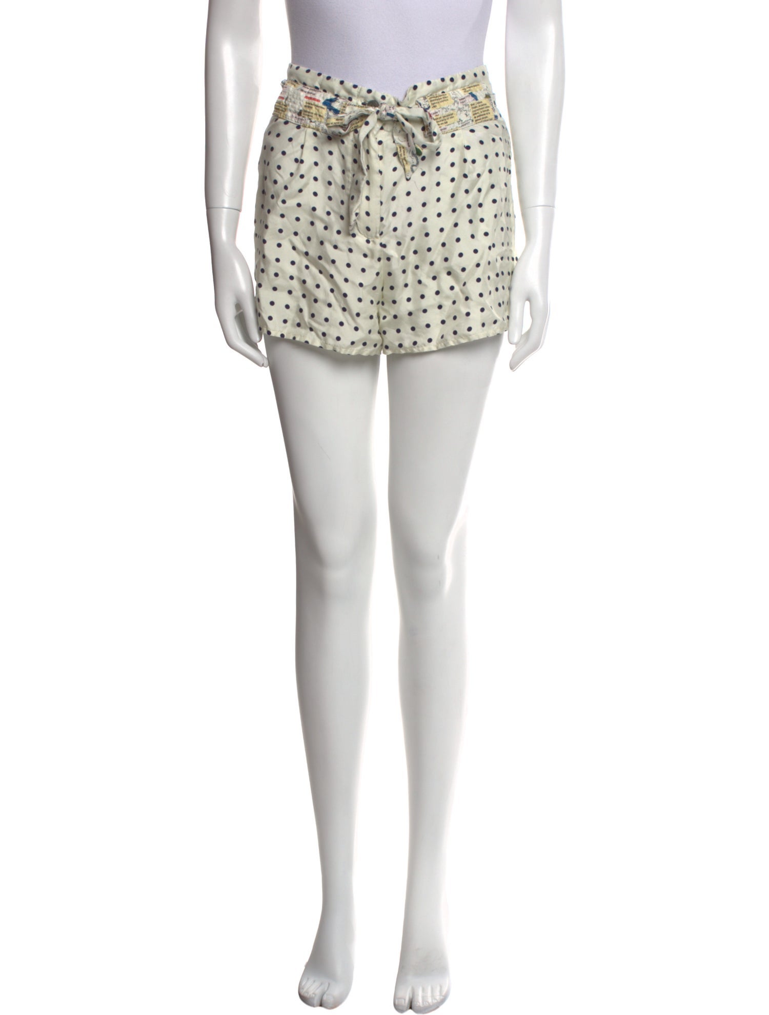 La Prestic Ouiston Silk Mini Shorts