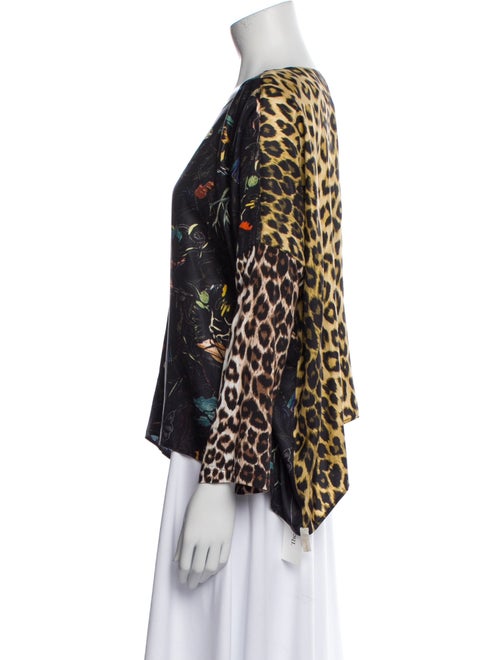La Prestic Ouiston Silk Printed Blouse