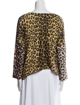 La Prestic Ouiston Silk Printed Blouse