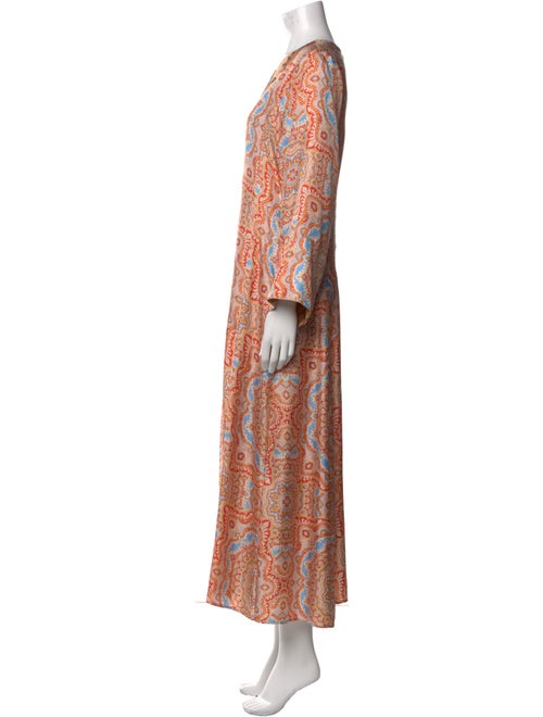 La Prestic Ouiston Silk Long Dress