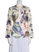 La Prestic Ouiston Silk Printed Blouse