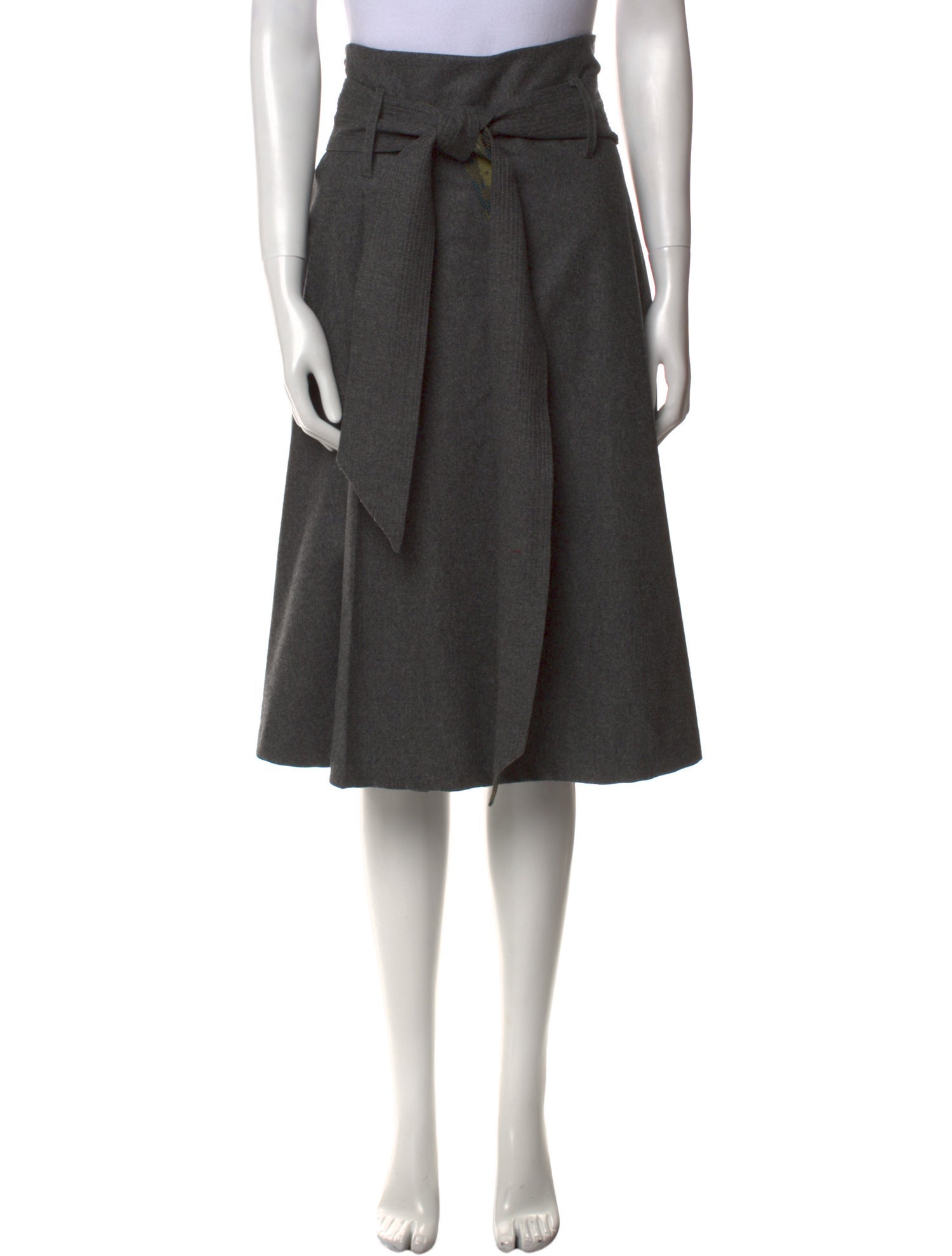 La Prestic Ouiston Wool Knee-Length Skirt w/ Tags