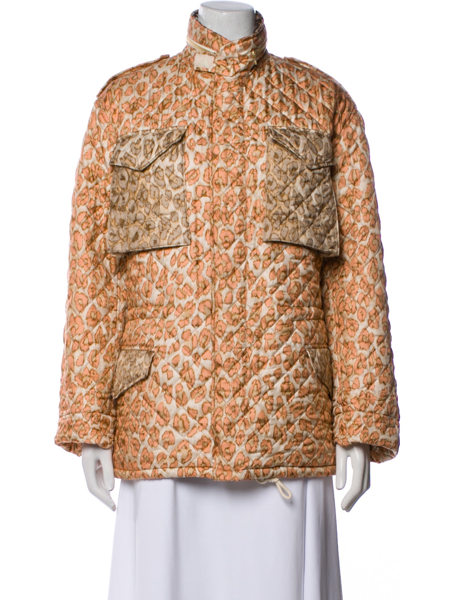 La Prestic Ouiston Silk Printed Jacket