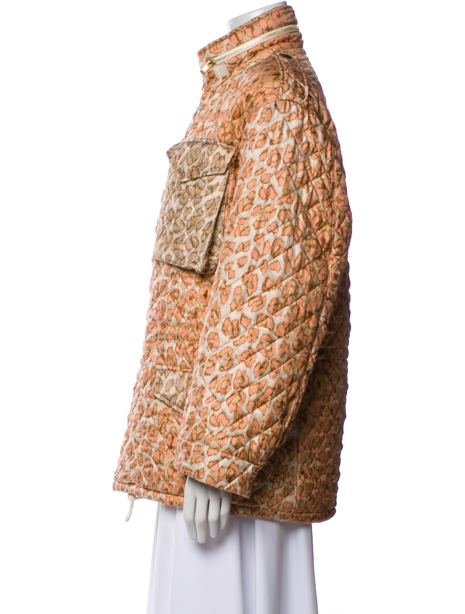 La Prestic Ouiston Silk Printed Jacket