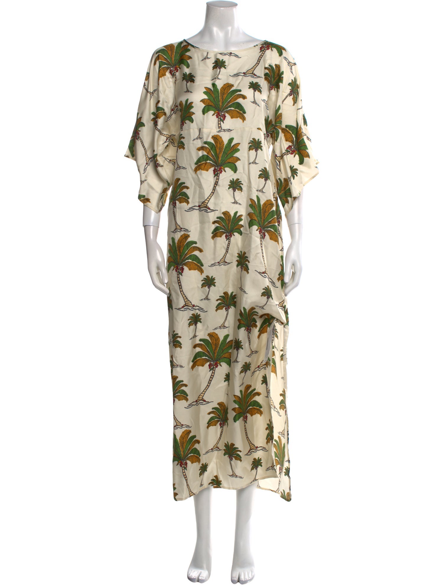 La Prestic Ouiston Silk Long Dress