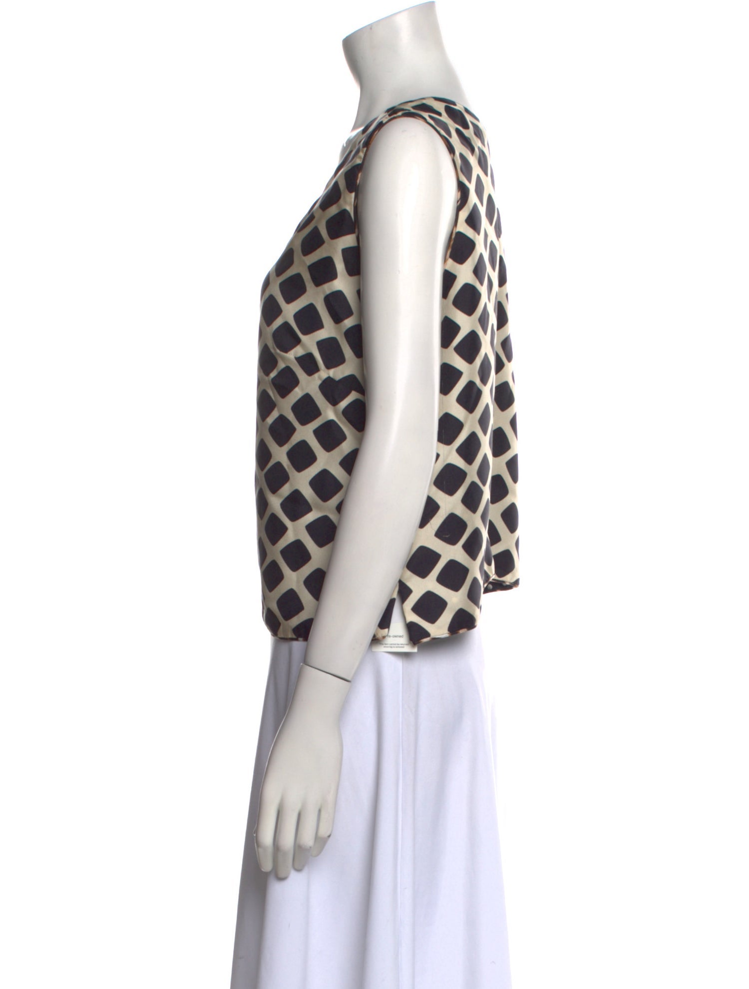 La Prestic Ouiston Silk Printed Blouse