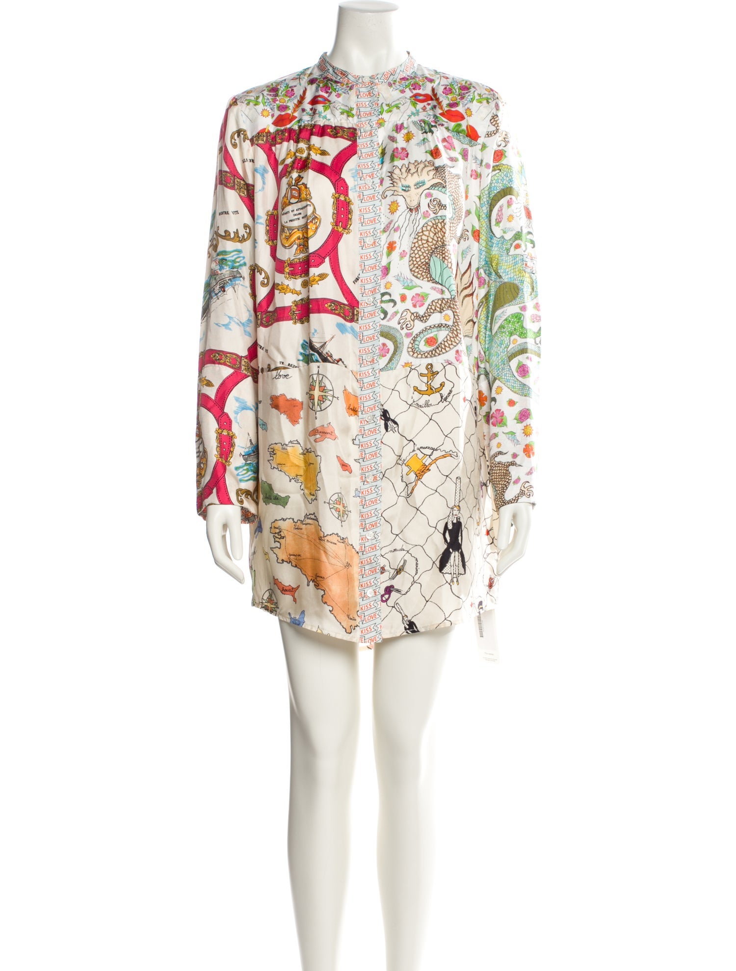 La Prestic Ouiston Silk Mini Dress