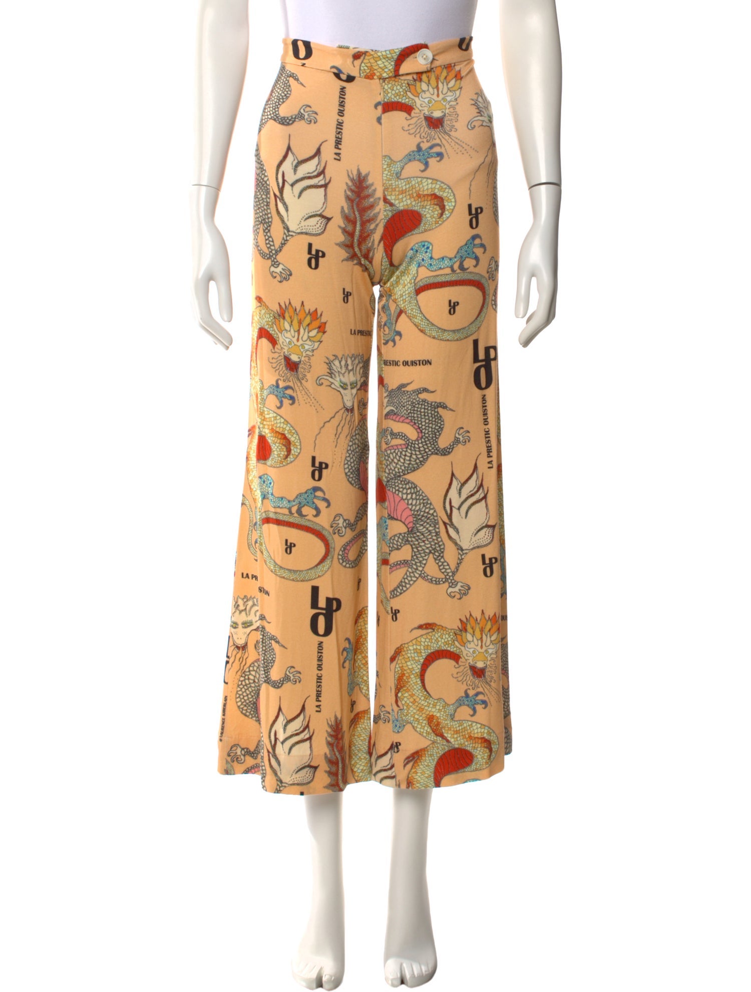 La Prestic Ouiston Printed Wide Leg Pants