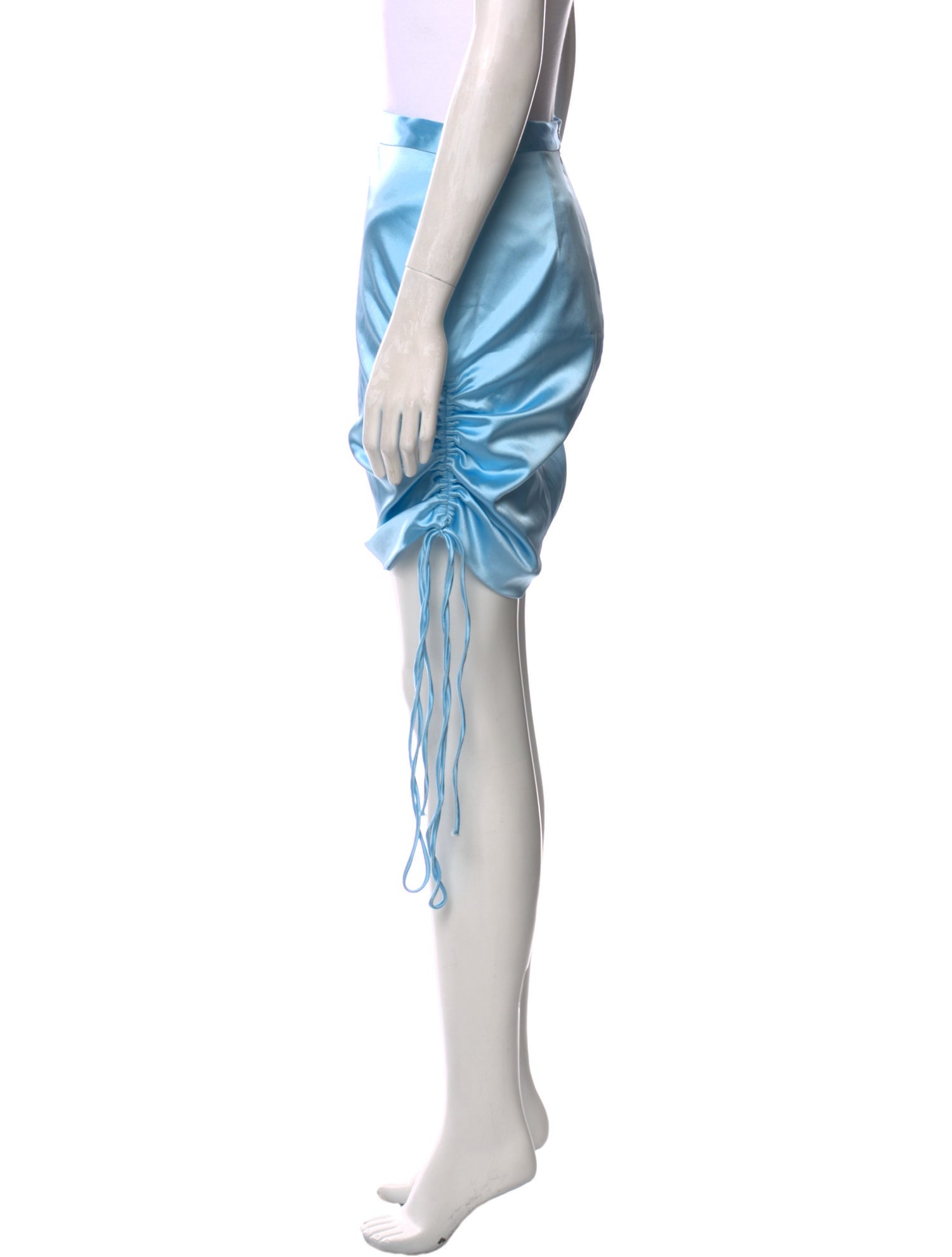 LaQuan Smith Ruffle Embellishment Knee-Length Skirt