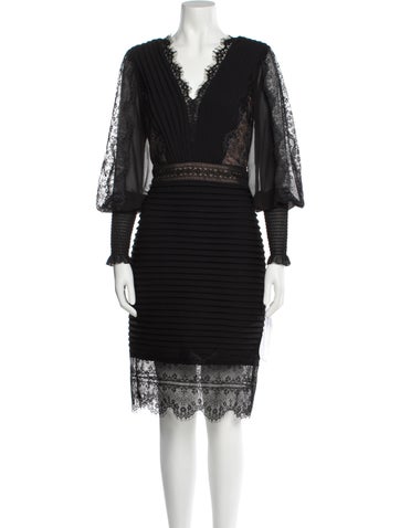 LaQuan Smith Dresses Lambskin Long Dress XS