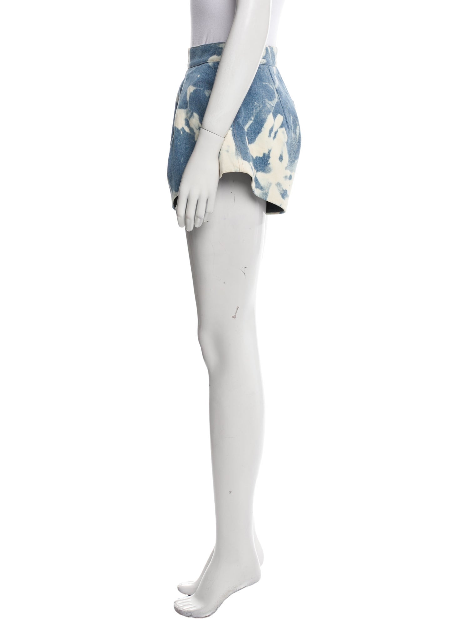 LaQuan Smith Floral Print Mini Shorts