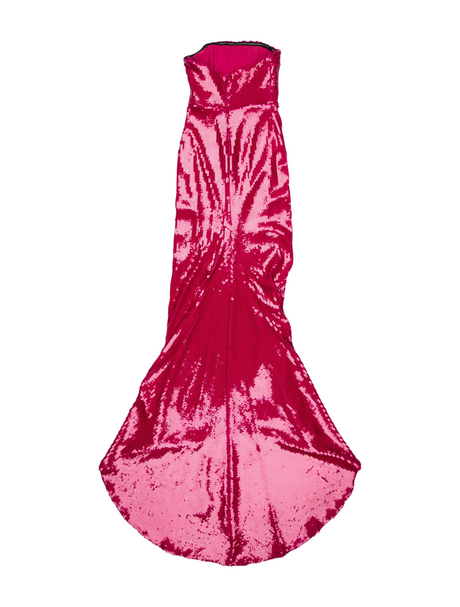 LaQuan Smith Strapless Long Dress