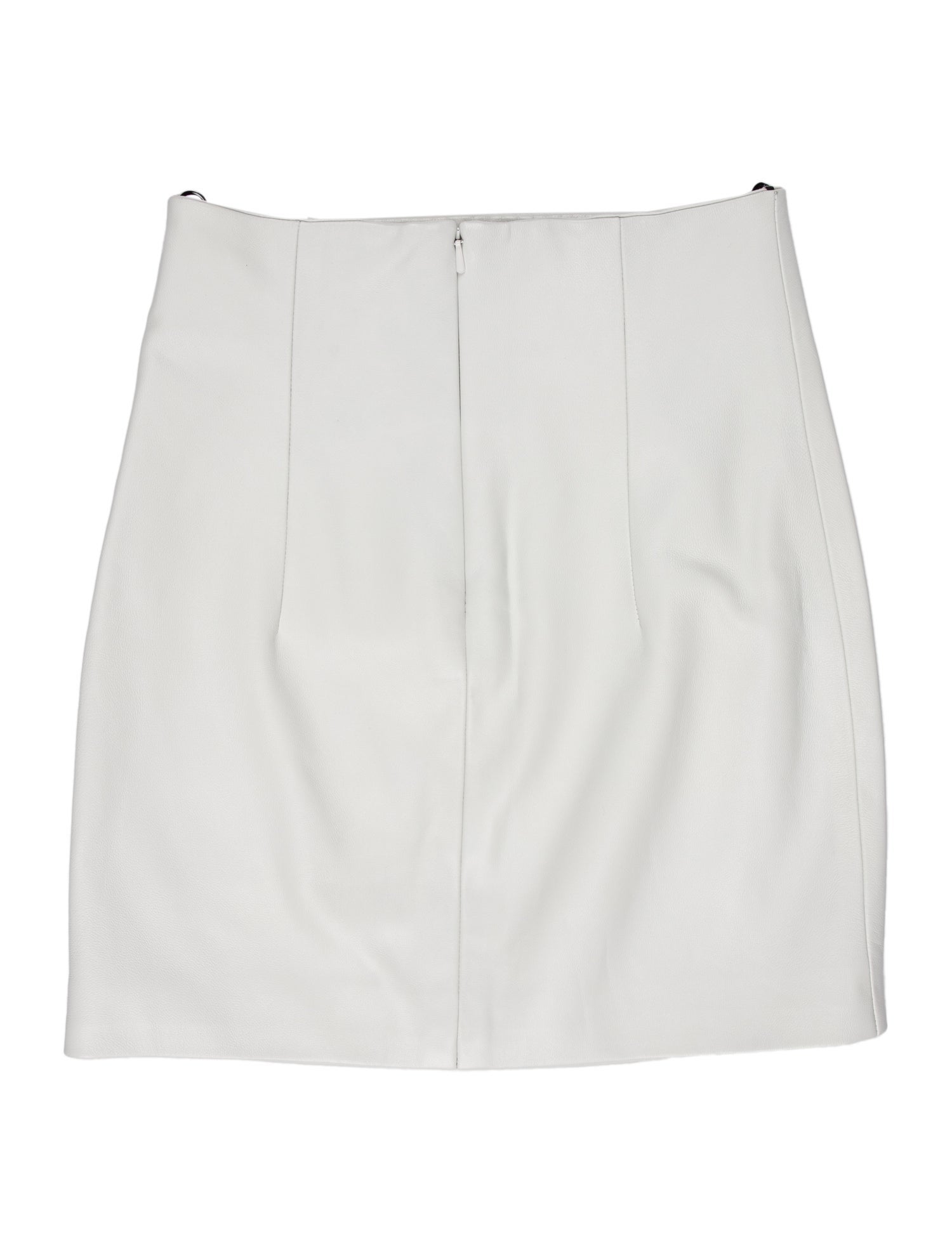 LaQuan Smith Lambskin Mini Skirt