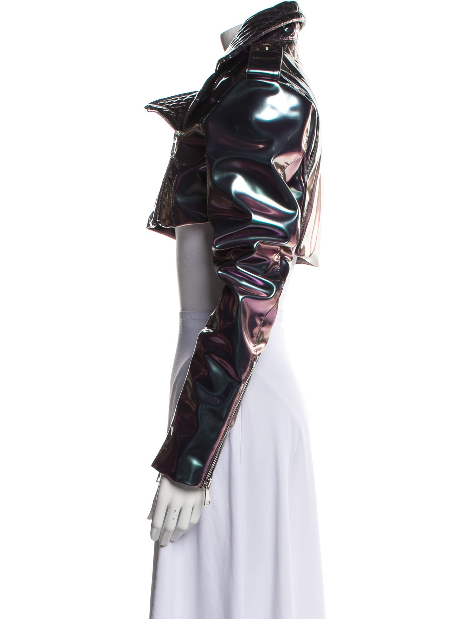 LaQuan Smith Printed Bolero