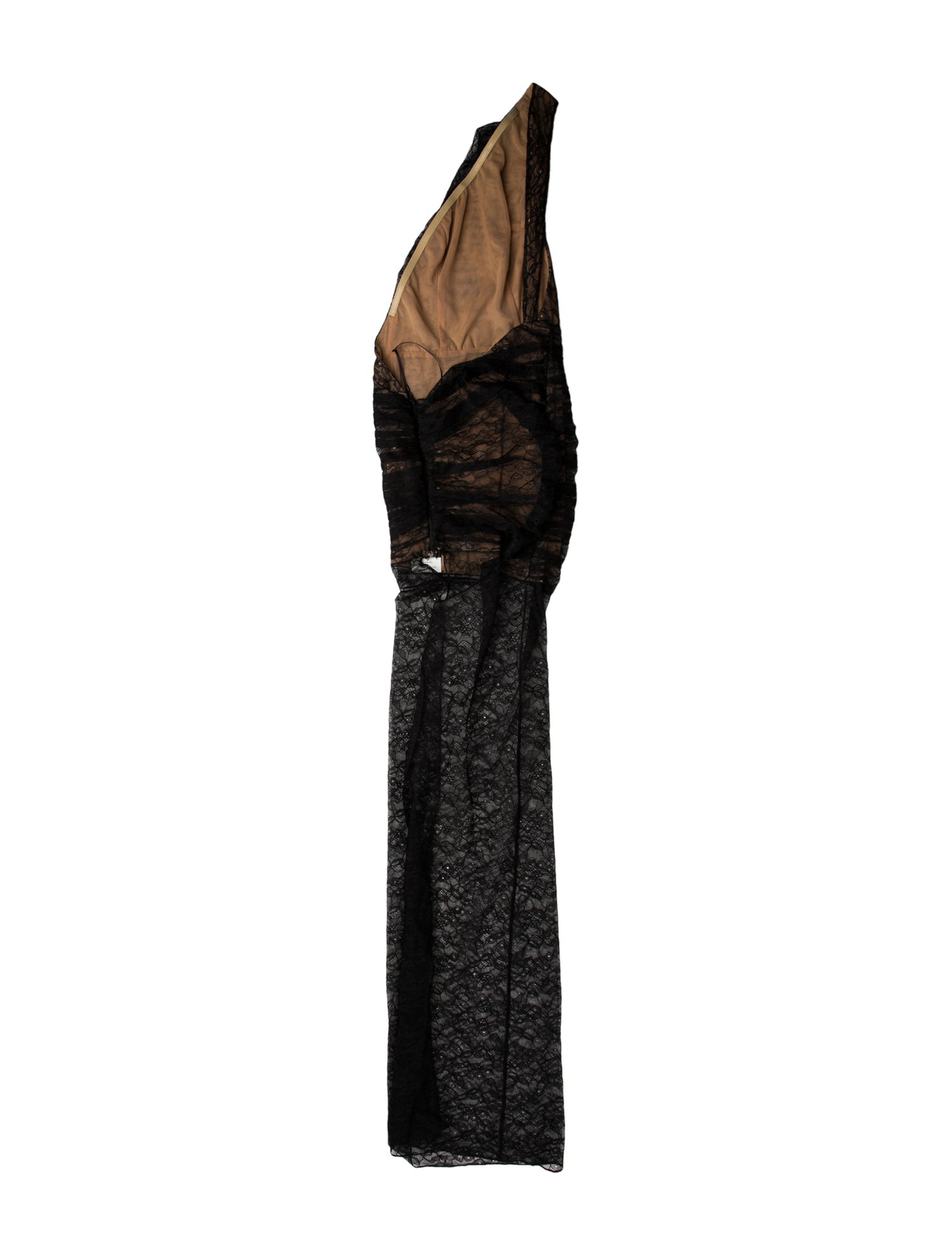 LaQuan Smith Printed Long Dress