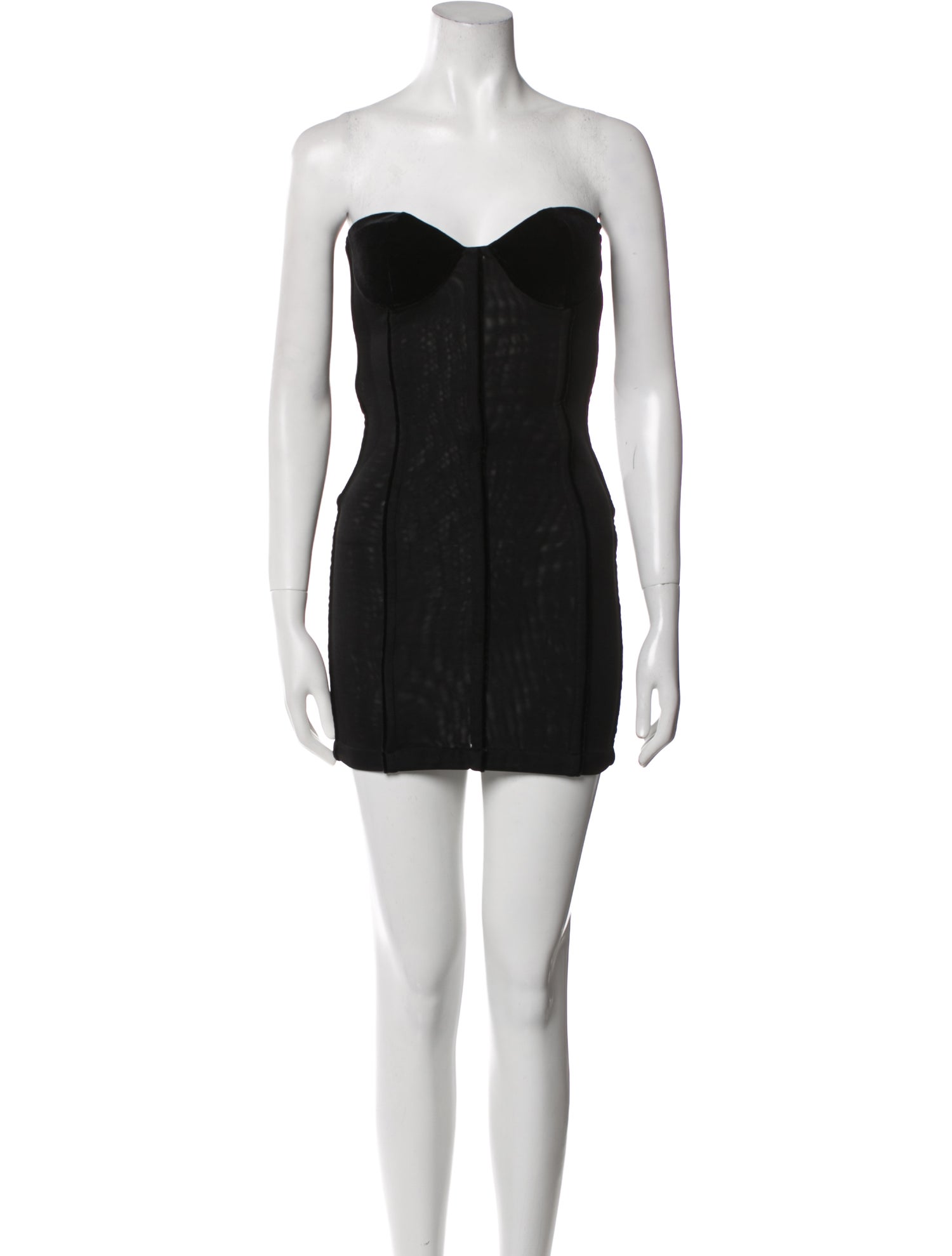 LaQuan Smith Strapless Mini Dress