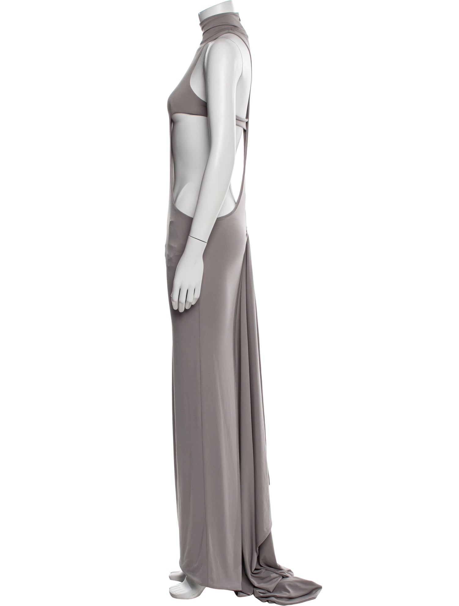 LaQuan Smith Mock Neck Long Dress w/ Tags