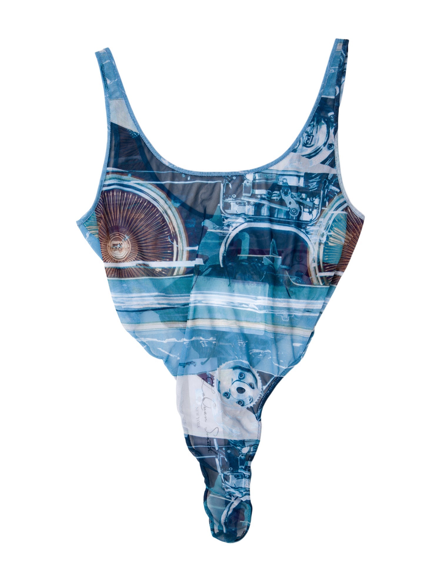 LaQuan Smith Printed One-Piece w/ Tags