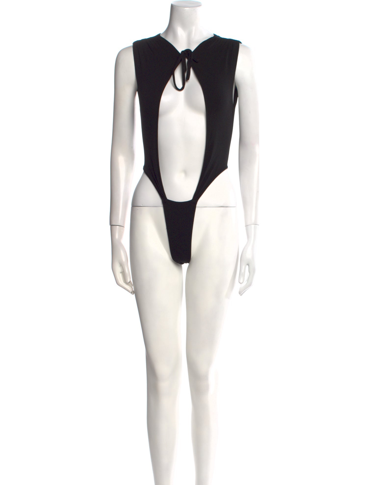 LaQuan Smith V-Neck Sleeveless Bodysuit w/ Tags