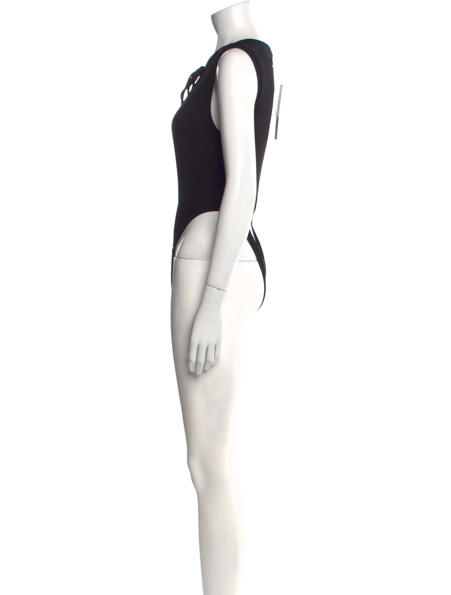 LaQuan Smith V-Neck Sleeveless Bodysuit w/ Tags