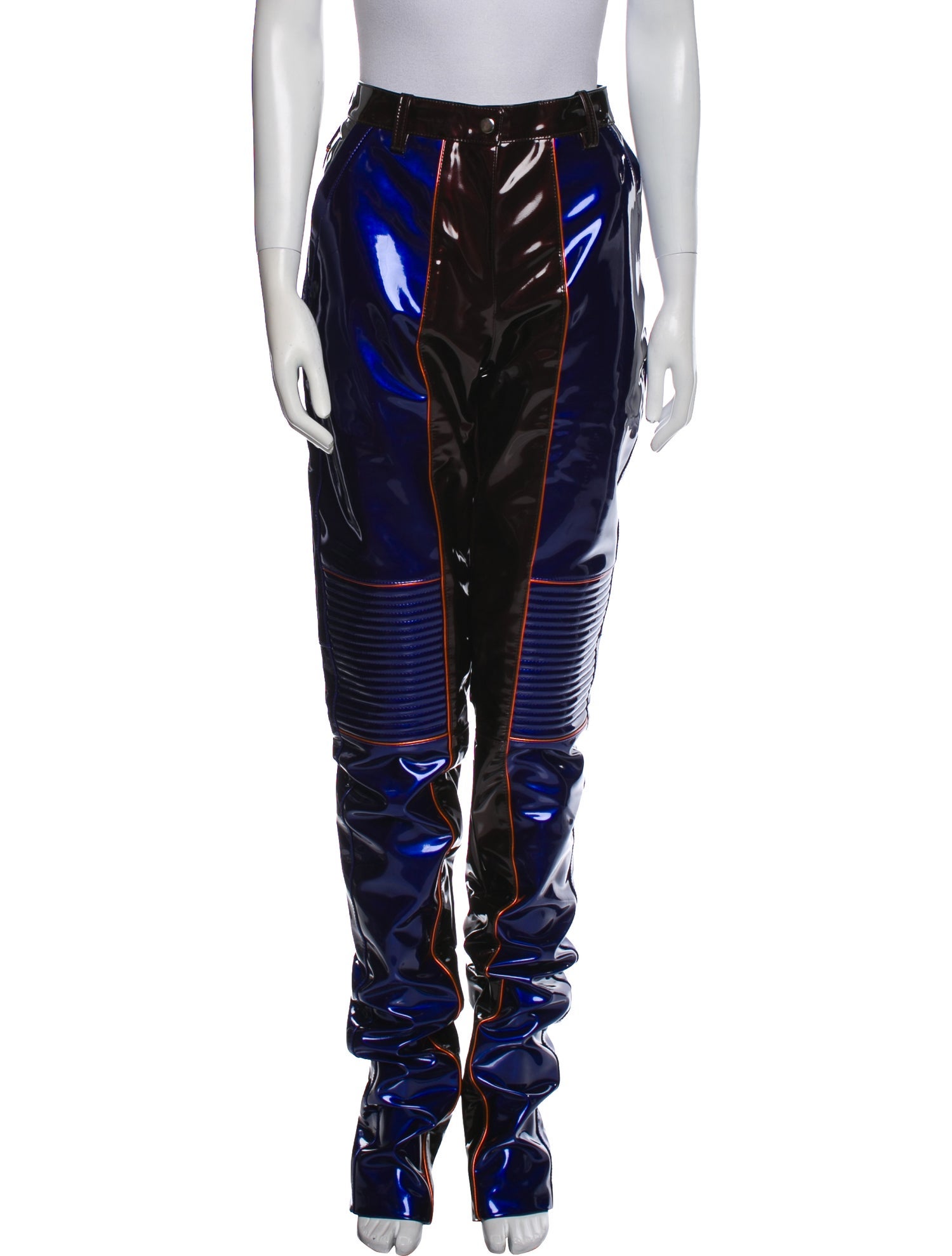 LaQuan Smith Colorblock Pattern Straight Leg Pants w/ Tags