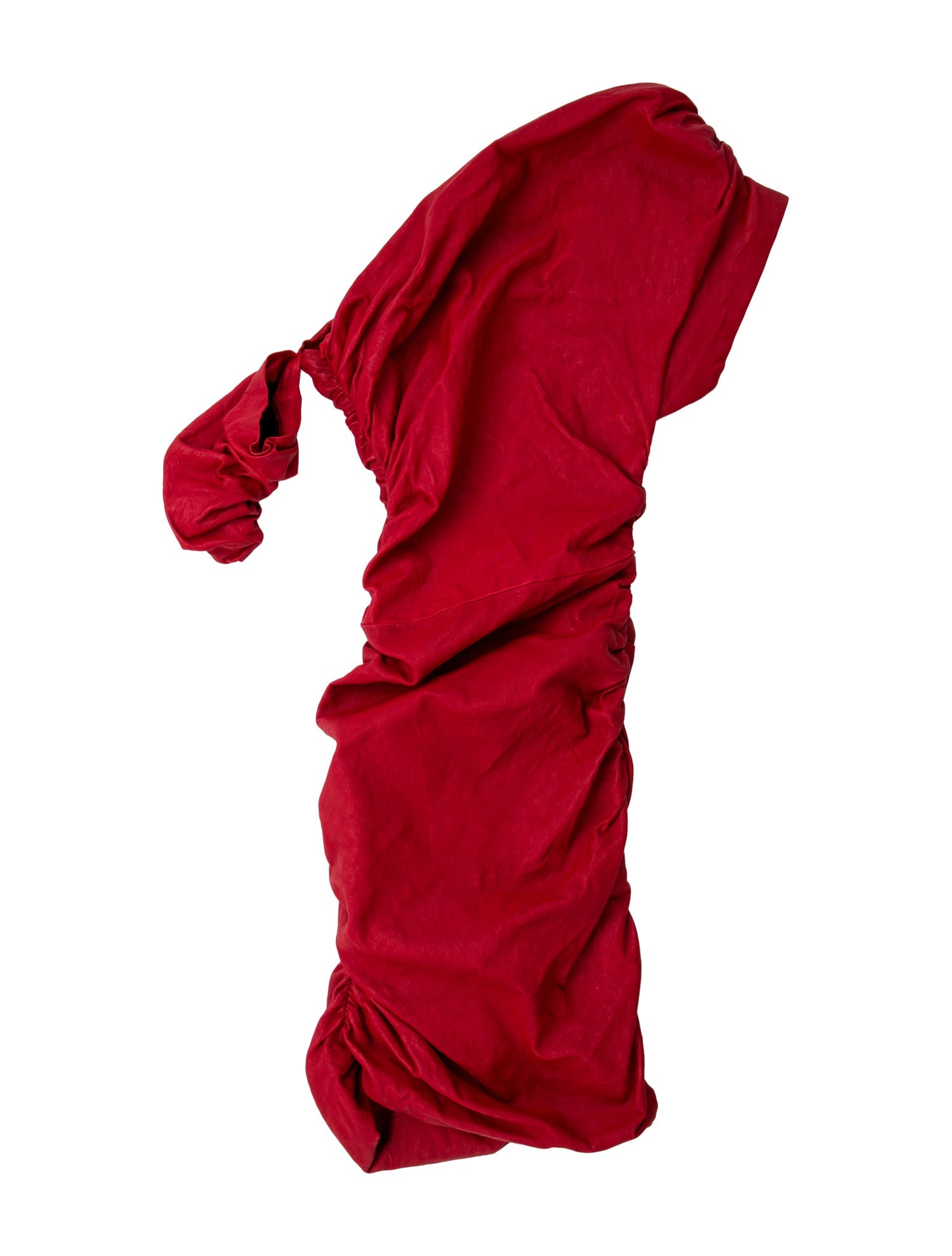 LaQuan Smith One-Shoulder Mini Dress