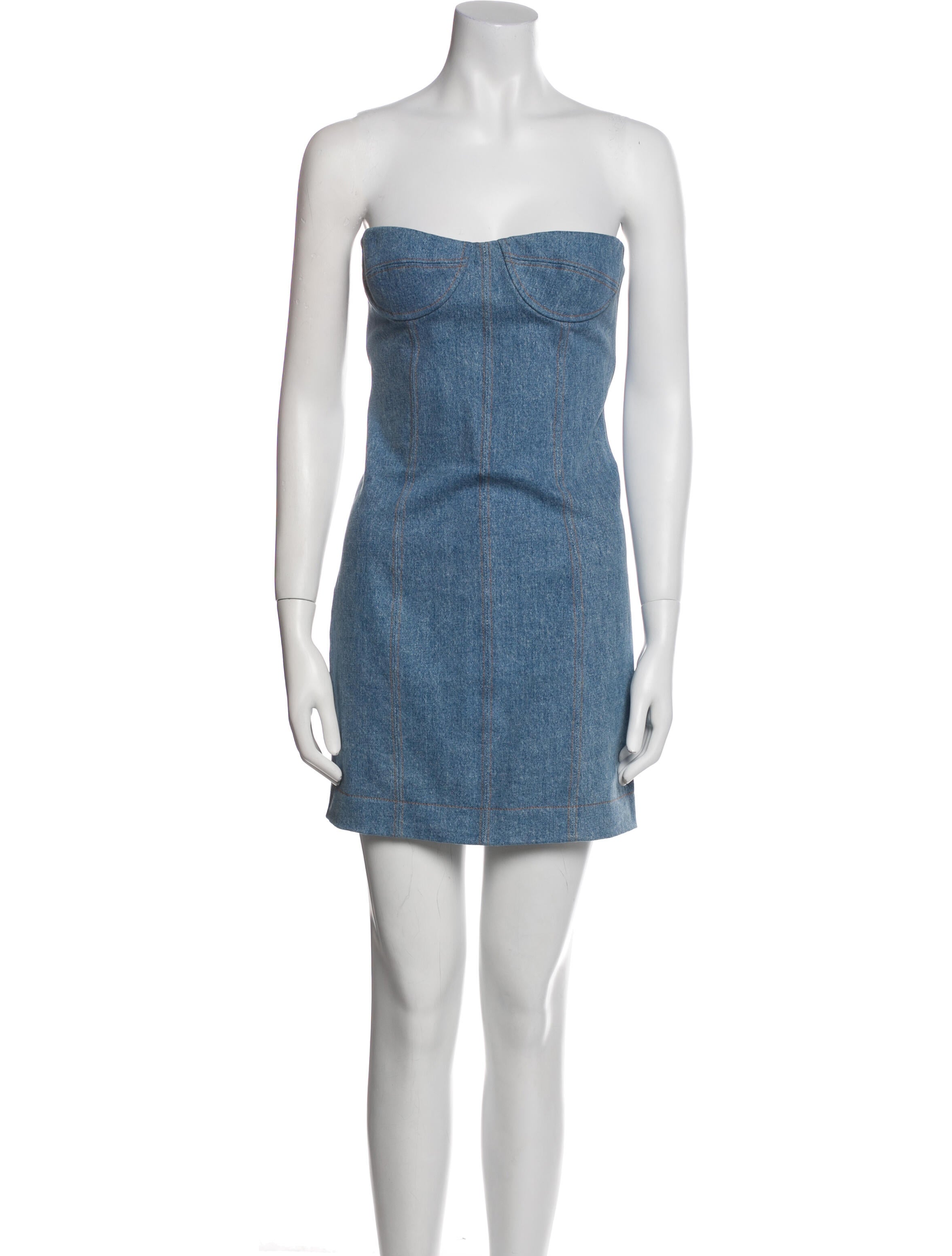 LaQuan Smith Strapless Mini Dress