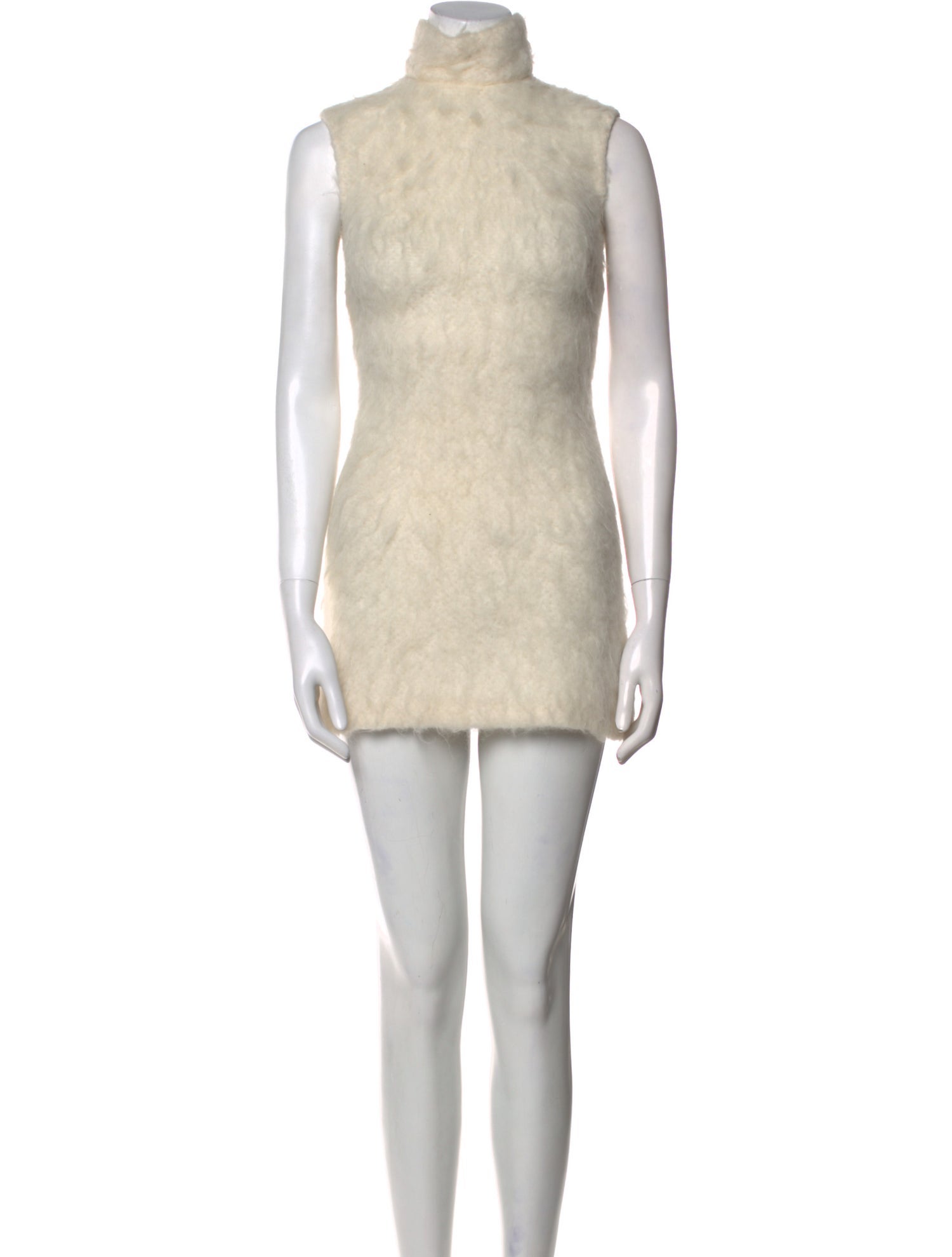 LaQuan Smith Turtleneck Mini Dress