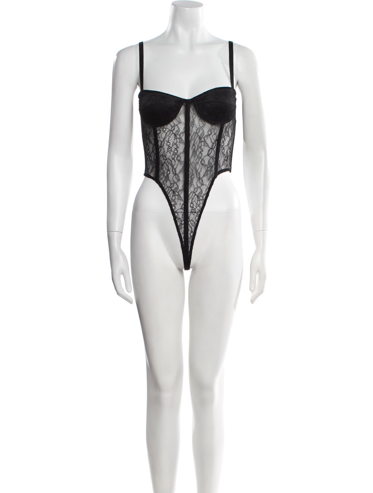 LaQuan Smith Square Neckline Sleeveless Bodysuit w/ Tags