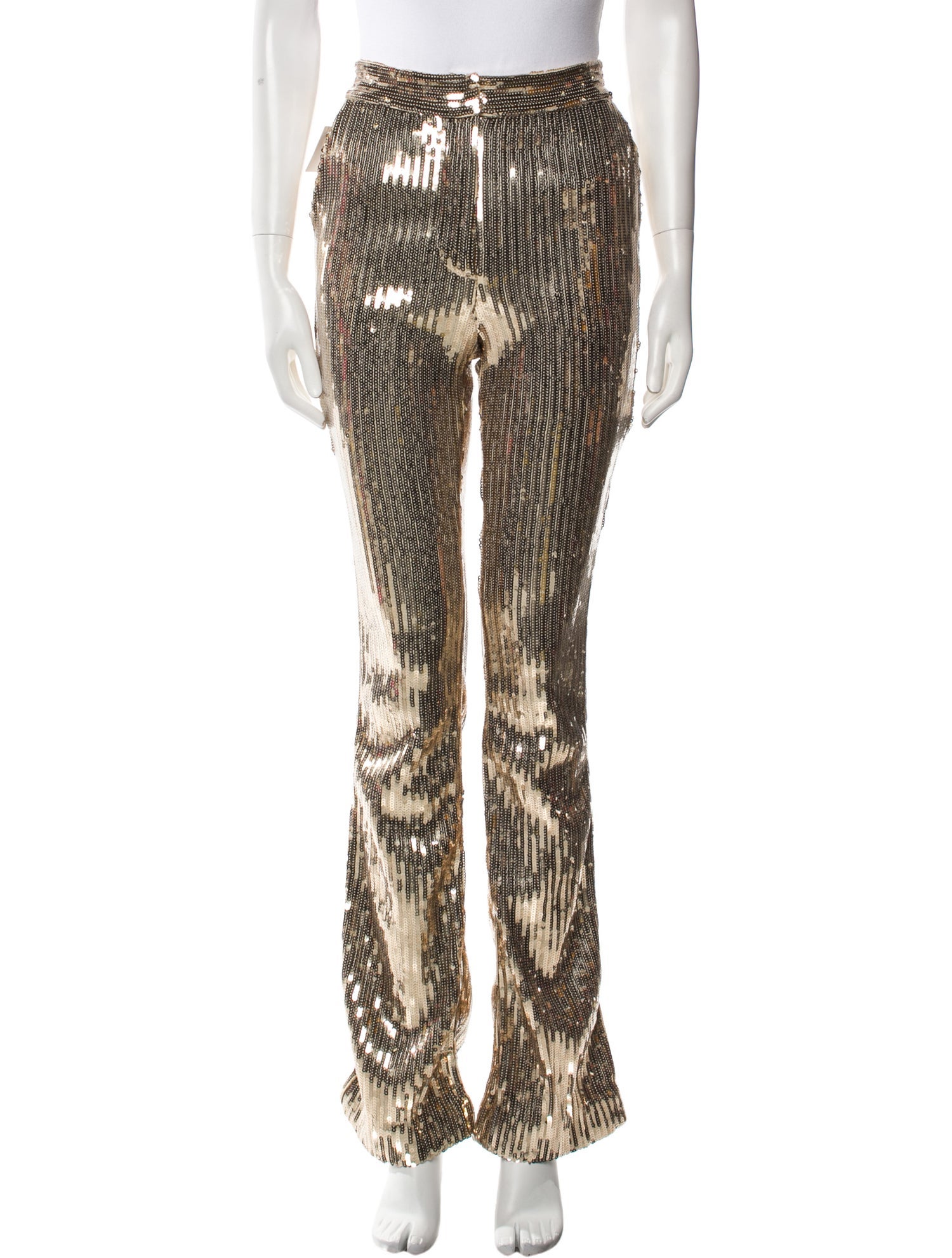 LaQuan Smith Nylon Straight Leg Pants w/ Tags