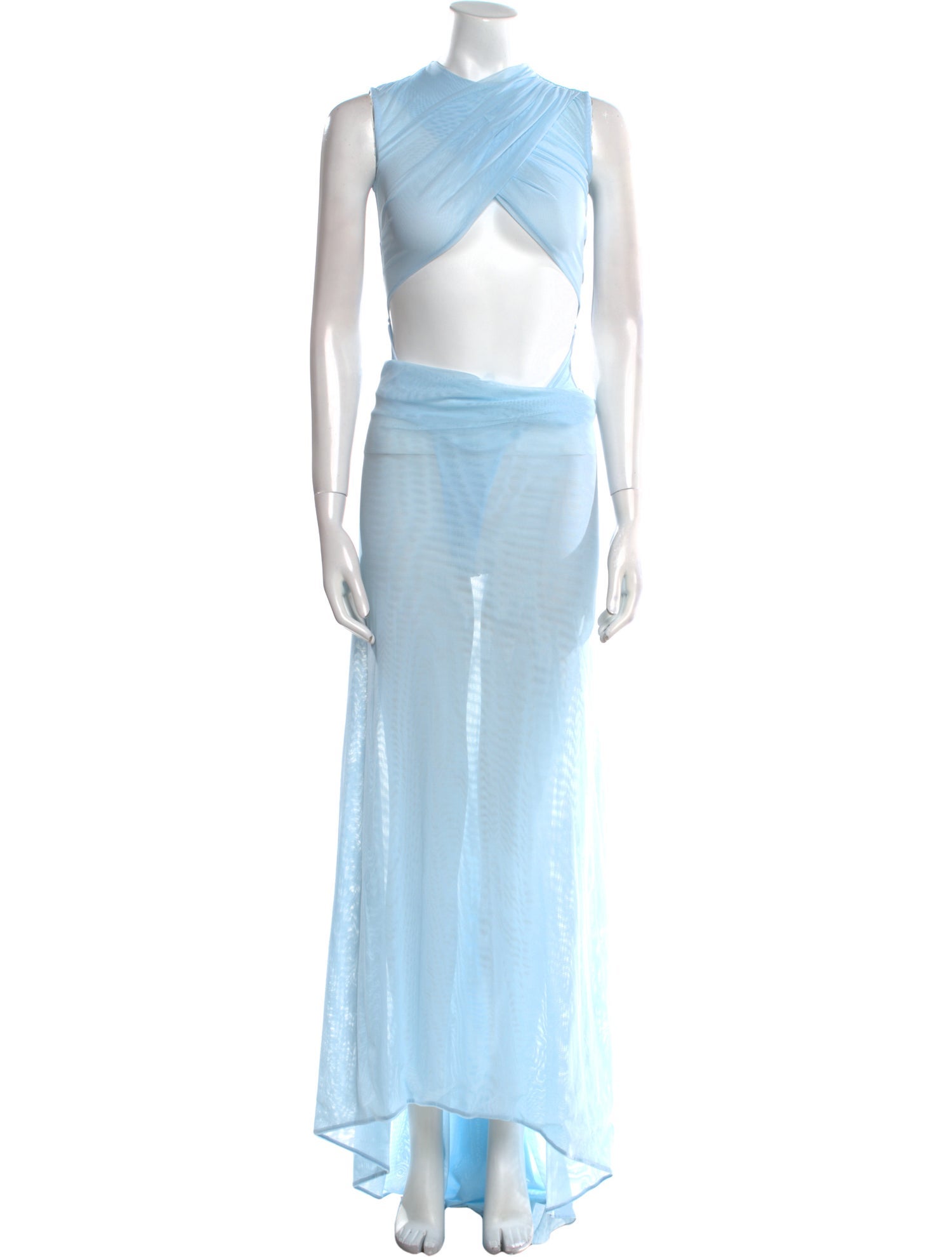 LaQuan Smith Crew Neck Long Dress w/ Tags