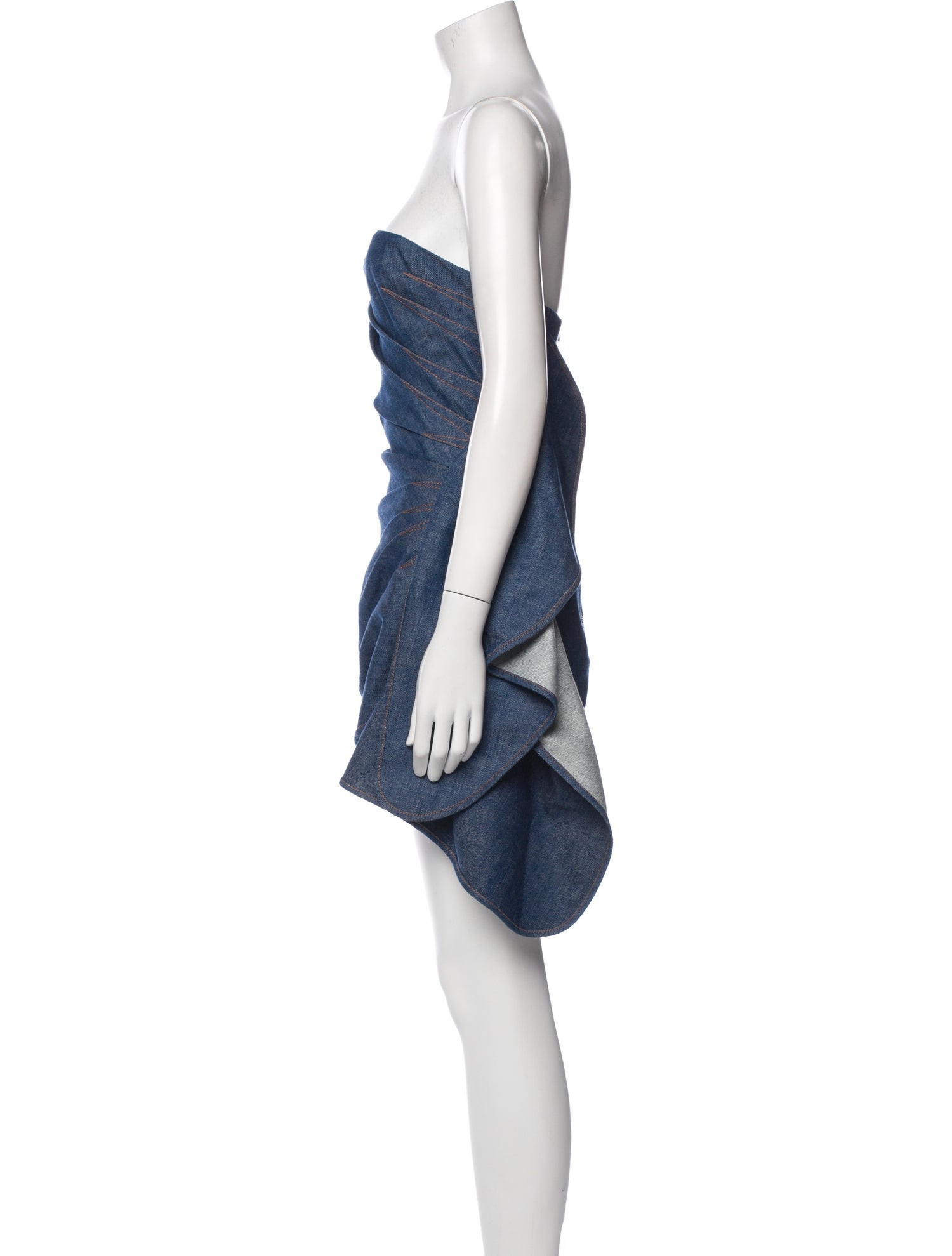 LaQuan Smith Strapless Mini Dress