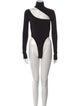 LaQuan Smith Turtleneck Long Sleeve Bodysuit