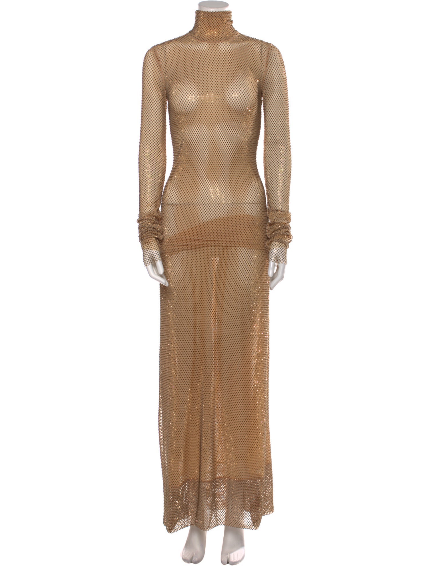 LaQuan Smith Turtleneck Long Dress w/ Tags