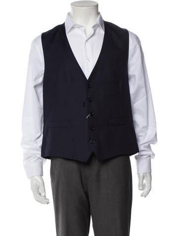 Lardini Outerwear Wool Vest Us44, It54 | XXL