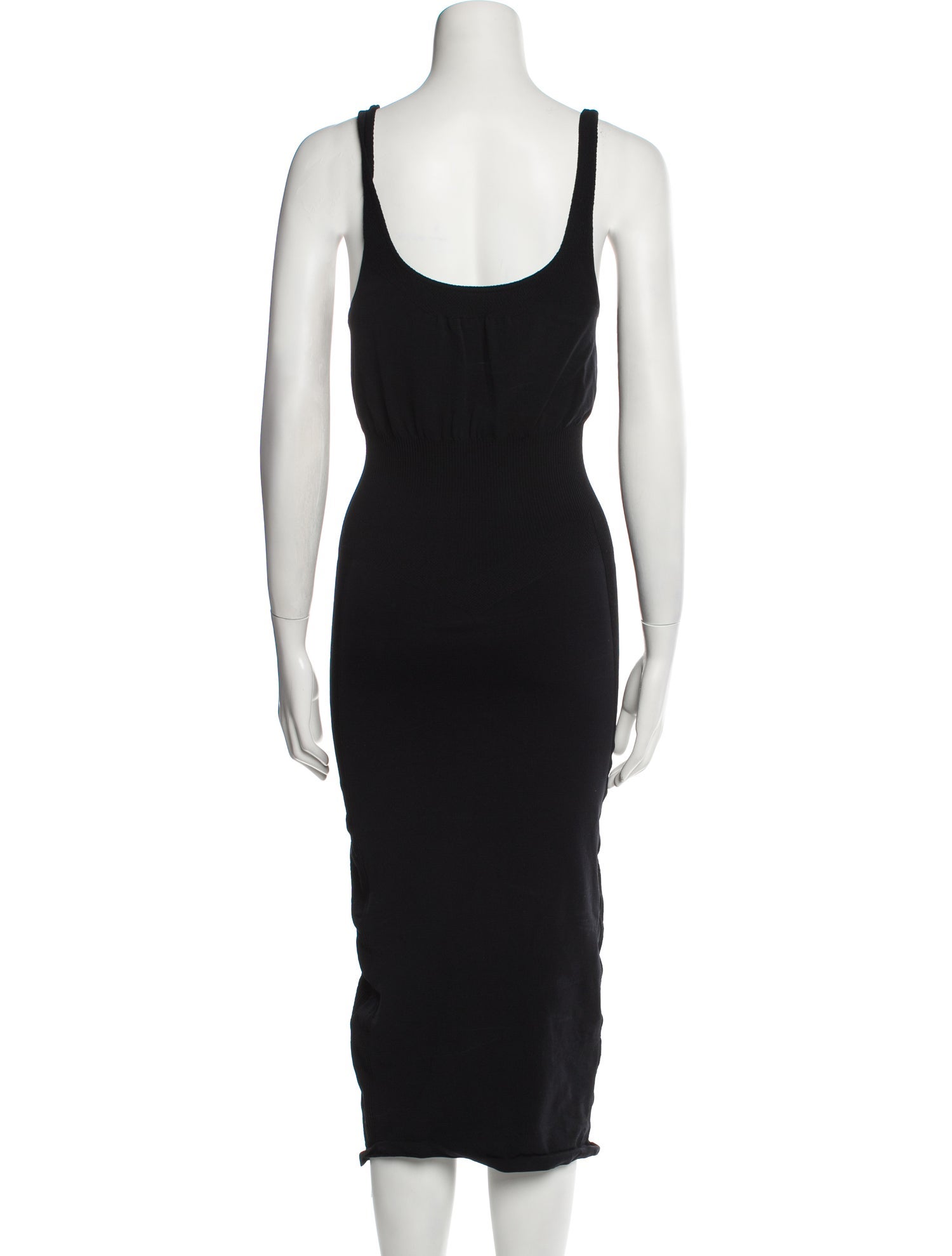 Lardini Scoop Neck Midi Length Dress