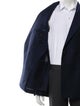 Lardini Mohair Embroidered Accent Blazer