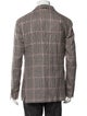 Lardini Plaid Print Blazer