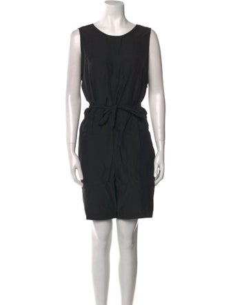 Lardini Silk Scoop Neck Romper