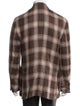 Lardini Plaid Print Blazer